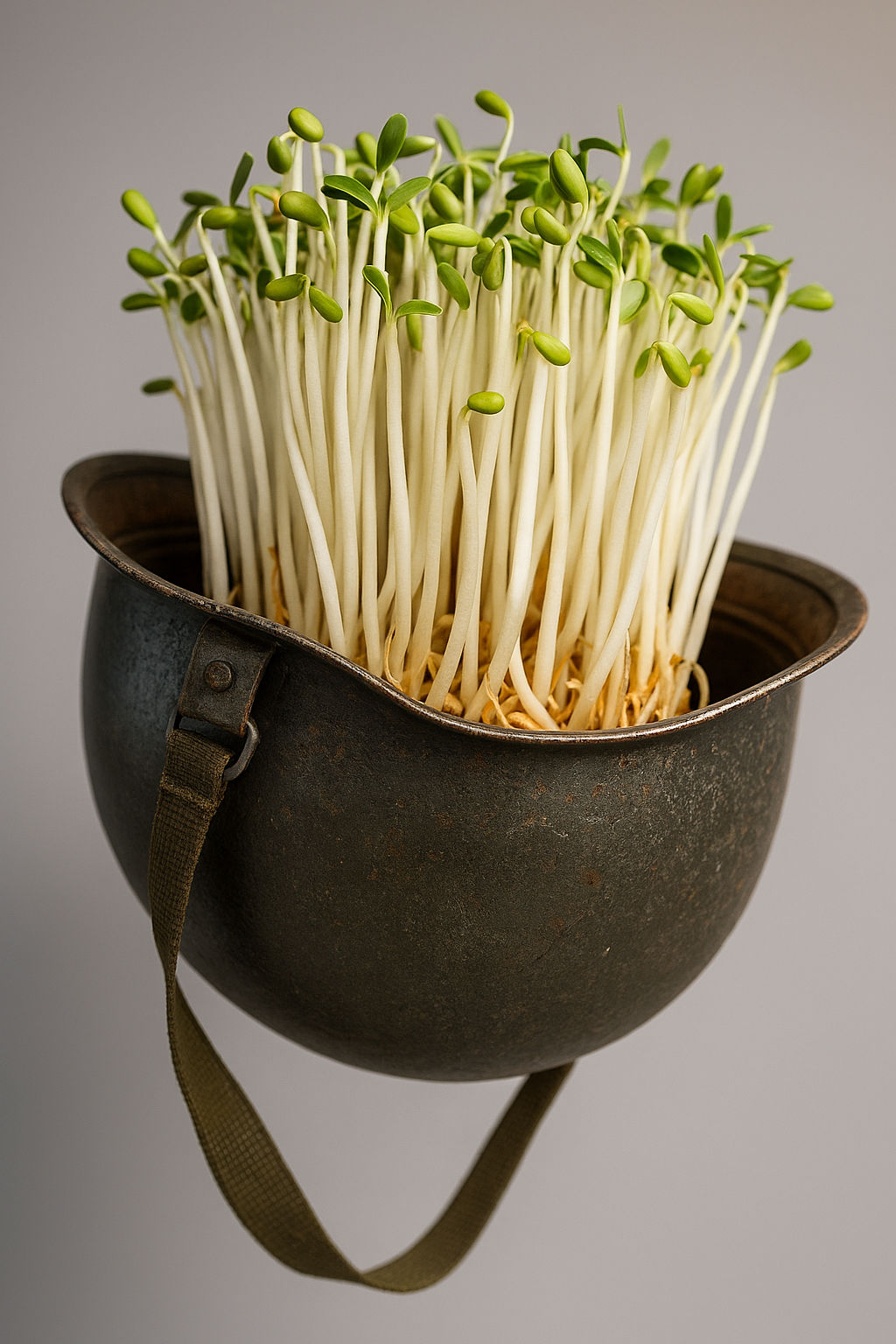 helmet of beansprouts