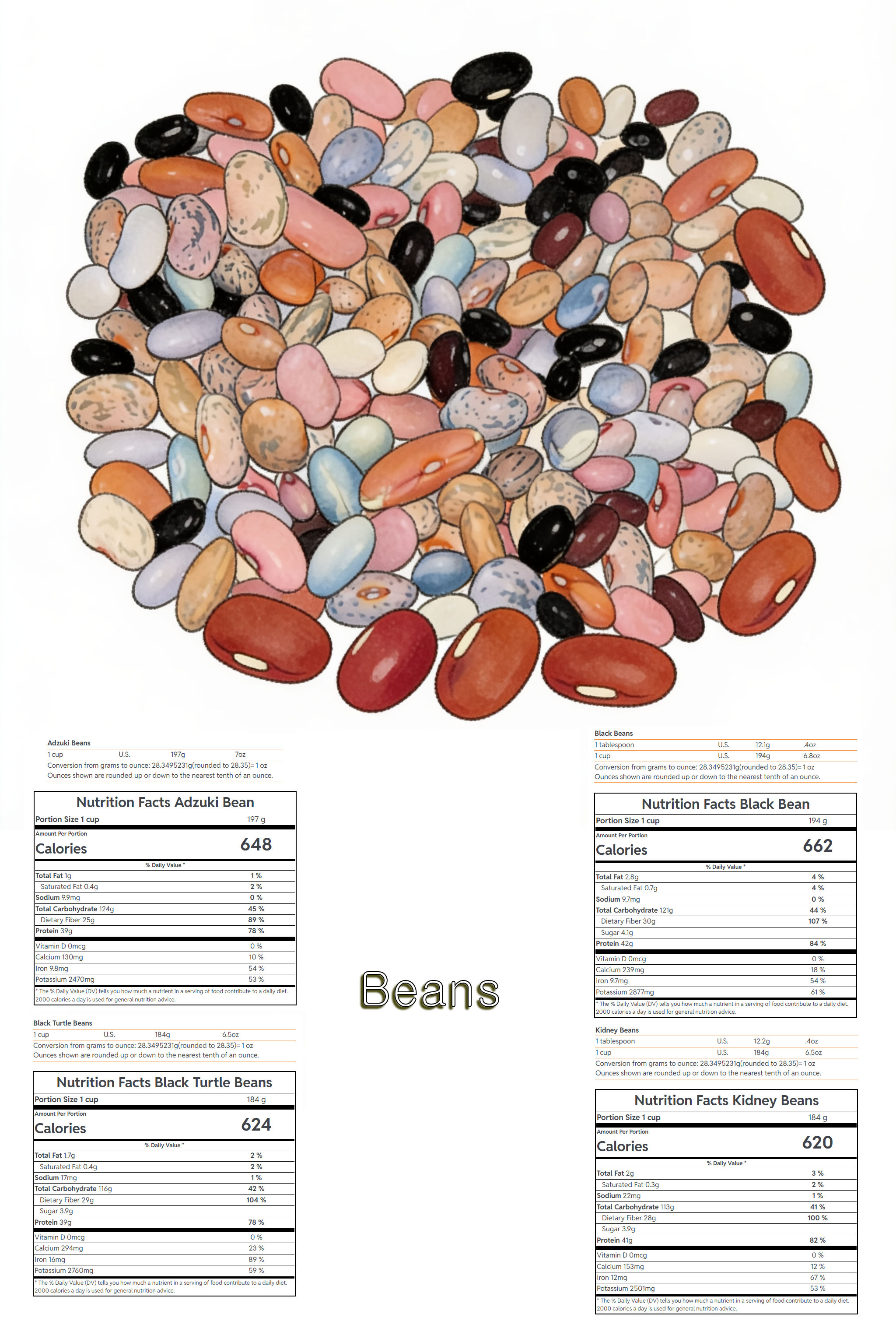 Beans Card