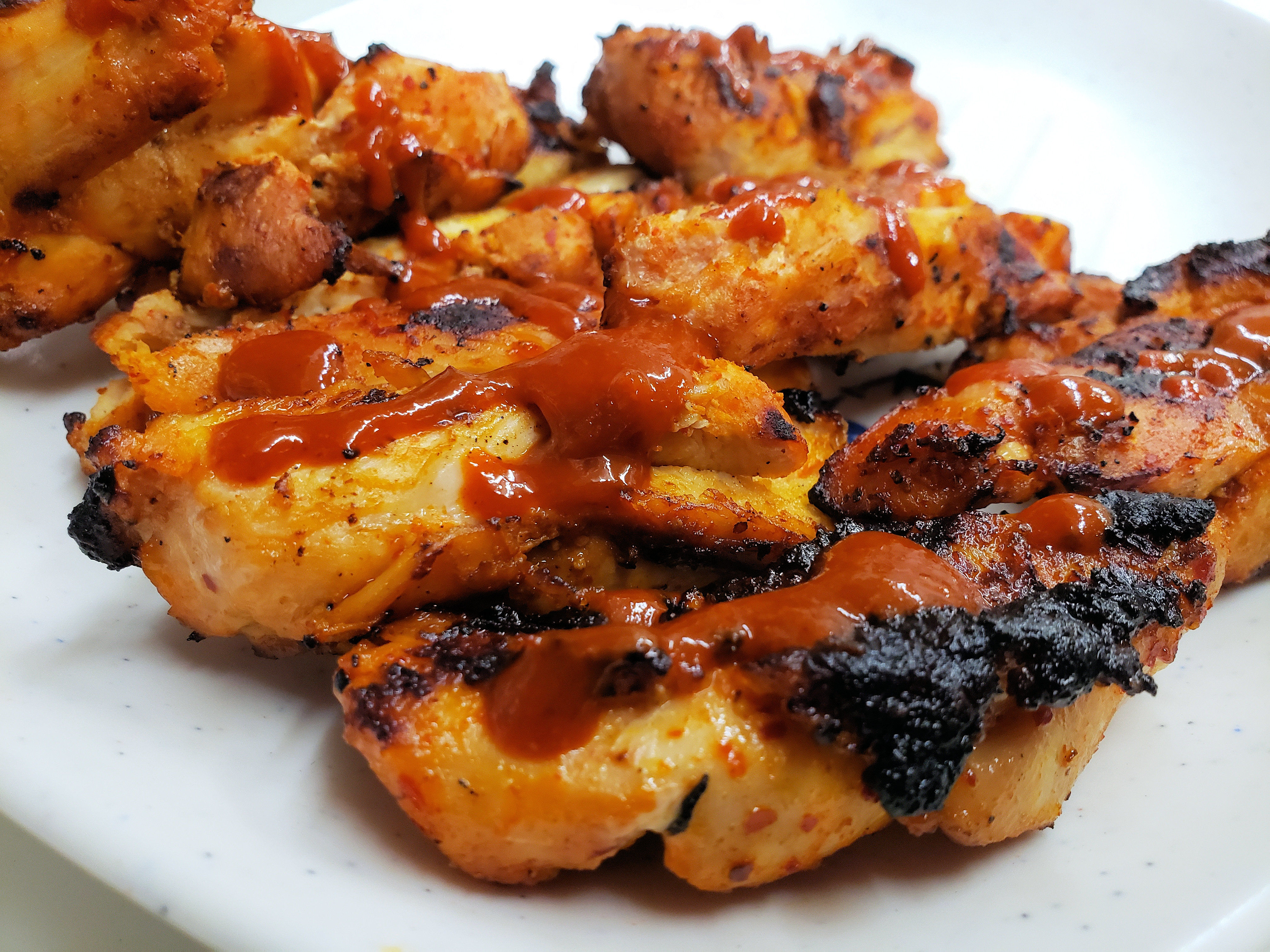 kimchi marinated chicken
