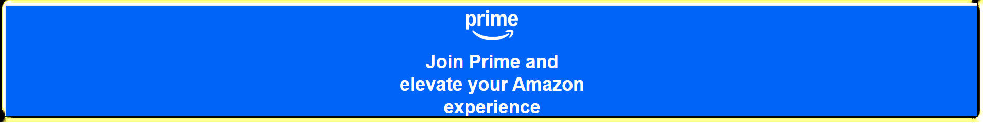 Advertisement - Join Amazon Prime